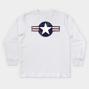 USAF Roundel Kids Long Sleeve T-Shirt